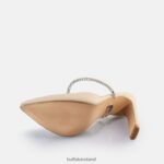 Cream Buffalo Jolie Queen Heeled Sandals vegan |Sandals F06ZHH329 - Image 6