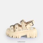 Cream Buffalo Lion Hard Platform Sandals vegan |Sandals F06ZHH720 - Image 2