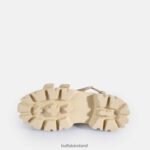 Cream Buffalo Lion Hard Platform Sandals vegan |Sandals F06ZHH720 - Image 7