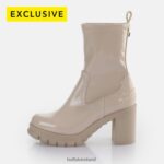 Cream Buffalo Oslo sock boot ankle boot vegan |Boots F06ZHH518