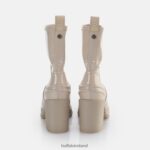 Cream Buffalo Oslo sock boot ankle boot vegan |Boots F06ZHH518 - Image 3