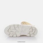 Cream Buffalo Raven Laceup Mid Sneaker High vegan |Sneakers F06ZHH655 - Image 6