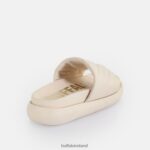 Cream Buffalo Rey Quilt 2 Platform Slide vegan |Slides F06ZHH461 - Image 7