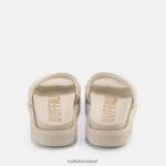Cream Buffalo Rey Quilt slide vegan |Slides F06ZHH916 - Image 5