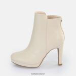 Cream Buffalo Roxana ankle boot vegan |Boots F06ZHH336