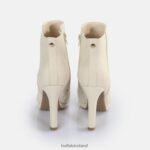 Cream Buffalo Roxana ankle boot vegan |Boots F06ZHH336 - Image 3