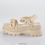 Cream Buffalo Rude Chain Platform Sandals vegan |Sandals F06ZHH29 - Image 2
