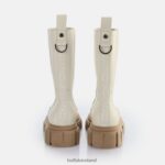 Cream Buffalo Scape Chelsea HI ankle boot |Boots F06ZHH302 - Image 3