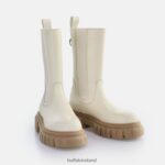 Cream Buffalo Scape Chelsea HI ankle boot |Boots F06ZHH302 - Image 4