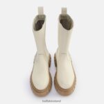 Cream Buffalo Scape Chelsea HI ankle boot |Boots F06ZHH302 - Image 7