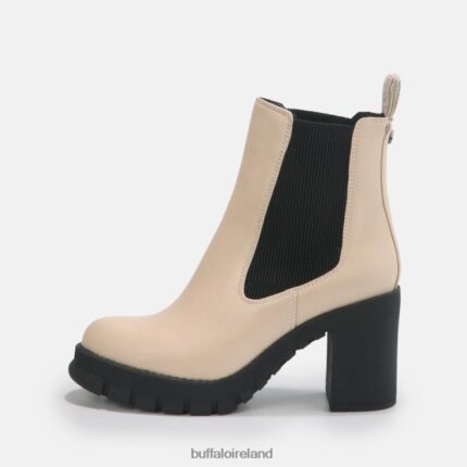 Cream Buffalo Serlina Ankle Boot vegan |Boots F06ZHH903