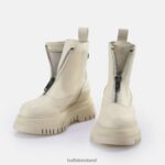 Cream Buffalo Shade Zip Mid Ankle Boot |Boots F06ZHH467 - Image 4