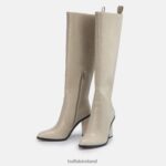 Cream Buffalo Shirly Boot vegan |Boots F06ZHH617 - Image 4