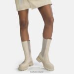 Cream Buffalo Sveja Bootie Flat vegan |Boots F06ZHH695 - Image 2