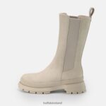 Cream Buffalo Sveja Bootie Flat vegan |Boots F06ZHH695