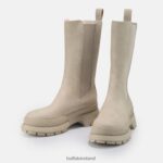 Cream Buffalo Sveja Bootie Flat vegan |Boots F06ZHH695 - Image 4