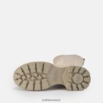 Cream Buffalo Sveja Bootie Flat vegan |Boots F06ZHH695 - Image 6