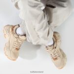 Cream/Gold Buffalo Binary Chain 3.0 trainer trainers low vegan |Sneakers F06ZHH419 - Image 2