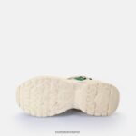 Cream/Green Buffalo Triplet Hollow Sneakers Low vegan |Sneakers F06ZHH17 - Image 7