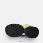 Cream/Lime Buffalo Triplet Lace Sneakers Low vegan |Sneakers F06ZHH744 - Image 4