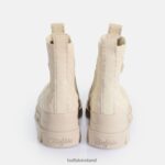 Cream Pad Buffalo Aspha Chelsea MID ankle boot vegan |Boots F06ZHH537 - Image 3
