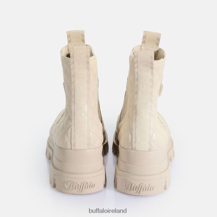 Cream Pad Buffalo Aspha Chelsea MID ankle boot vegan |Boots F06ZHH537 - Image 3