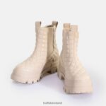 Cream Pad Buffalo Aspha Chelsea MID ankle boot vegan |Boots F06ZHH537 - Image 4