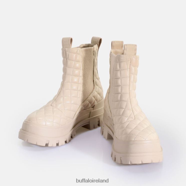 Cream Pad Buffalo Aspha Chelsea MID ankle boot vegan |Boots F06ZHH537 - Image 4