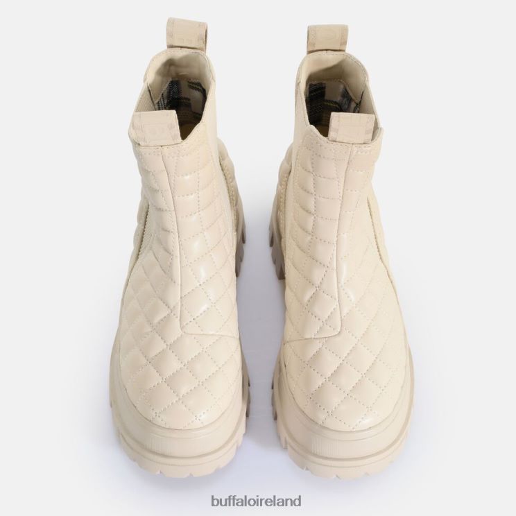 Cream Pad Buffalo Aspha Chelsea MID ankle boot vegan |Boots F06ZHH537 - Image 7
