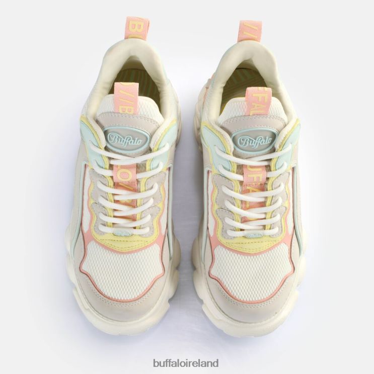 Cream/Pink/Mint Green Buffalo CLD Chai Sneakers Low vegan |Sneakers F06ZHH72 - Image 3
