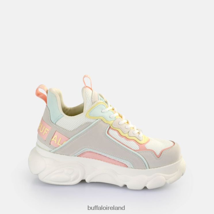 Cream/Pink/Mint Green Buffalo CLD Chai Sneakers Low vegan |Sneakers F06ZHH72 - Image 6