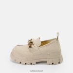 Creme Buffalo Aspha loafer chain vegan |Loafers F06ZHH595