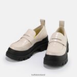 Creme Buffalo Aspha loafer vegan |Loafers F06ZHH623 - Image 4