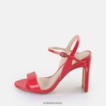 Dark Pink Buffalo Jean Neat Heeled Sandals vegan |Sandals F06ZHH41