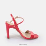 Dark Pink Buffalo Jean Neat Heeled Sandals vegan |Sandals F06ZHH41 - Image 5