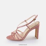 Dark Pink Buffalo Jean Vamp Heeled Sandals vegan |Sandals F06ZHH604