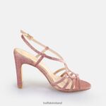 Dark Pink Buffalo Jean Vamp Heeled Sandals vegan |Sandals F06ZHH604 - Image 6