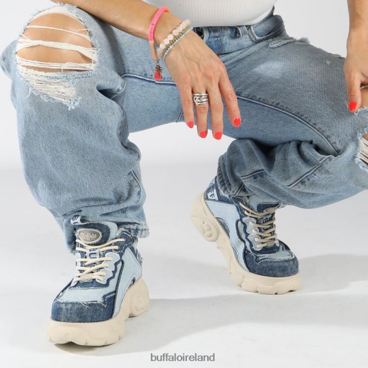 Denim Pale Blue Buffalo CLD Chai trainers Low vegan |Sneakers F06ZHH79 - Image 2