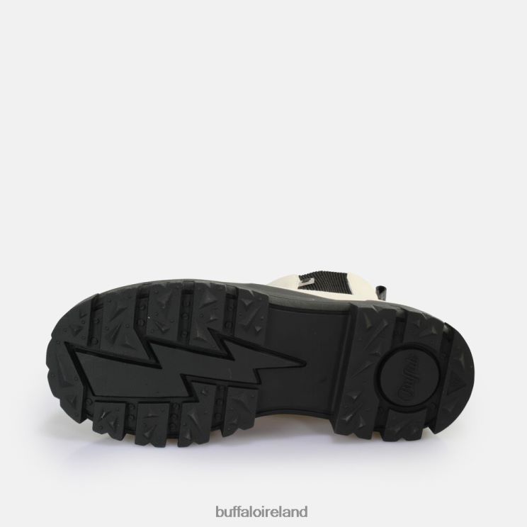 Eggshell/Black Buffalo Aspha Chelsea Mid Ankle Boot vegan |Boots F06ZHH478 - Image 5