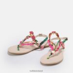 Fuchsia Buffalo Capri Vacay sandal vegan |Sandals F06ZHH175 - Image 4