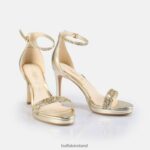 Gold Buffalo Monroe 2 heeled sandal vegan |Sandals F06ZHH228 - Image 4