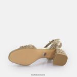 Gold Buffalo Rainelle heeled sandal vegan |Sandals F06ZHH542 - Image 4