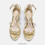 Gold Buffalo Serena Bow High-Heeled Sandal vegan |Sandals F06ZHH285 - Image 3