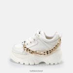 Gold/White Buffalo Classic Sneaker Low leather |Sneakers F06ZHH754 - Image 2