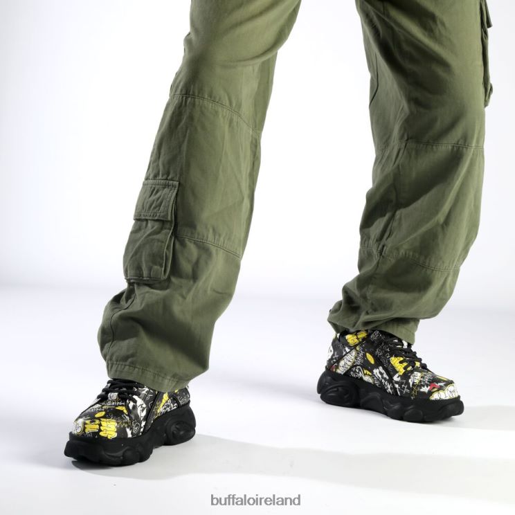 Graffiti Black Buffalo CLD Corin Sneaker Low vegan |Sneakers F06ZHH209 - Image 2