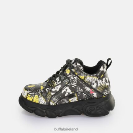 Graffiti Black Buffalo CLD Corin Sneaker Low vegan |Sneakers F06ZHH209
