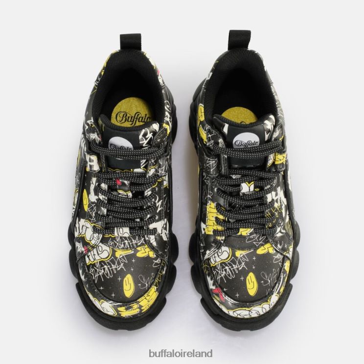Graffiti Black Buffalo CLD Corin Sneaker Low vegan |Sneakers F06ZHH209 - Image 7