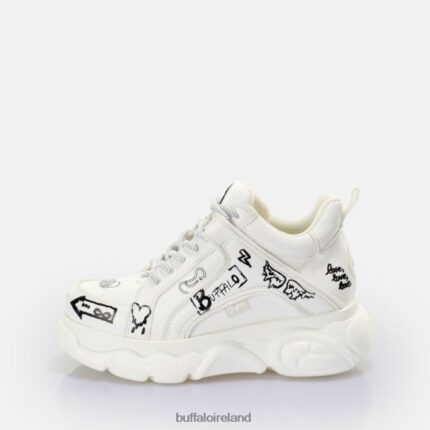 Graffiti Doodle Buffalo CLD Corin Sneaker Low vegan |Sneakers F06ZHH756