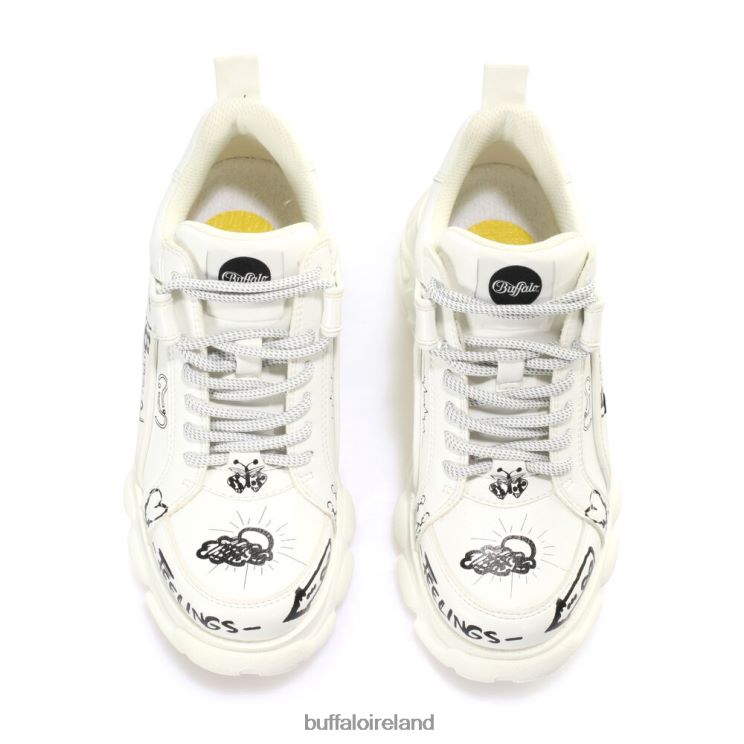 Graffiti Doodle Buffalo CLD Corin Sneaker Low vegan |Sneakers F06ZHH756 - Image 7