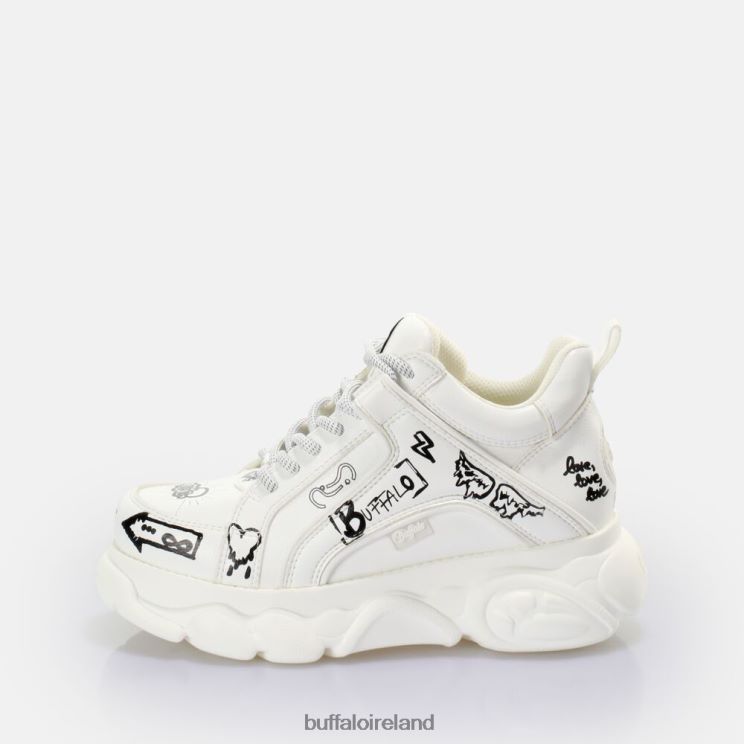 Graffiti Doodle Buffalo CLD Corin Sneaker Low vegan |Sneakers F06ZHH756 - Image 1